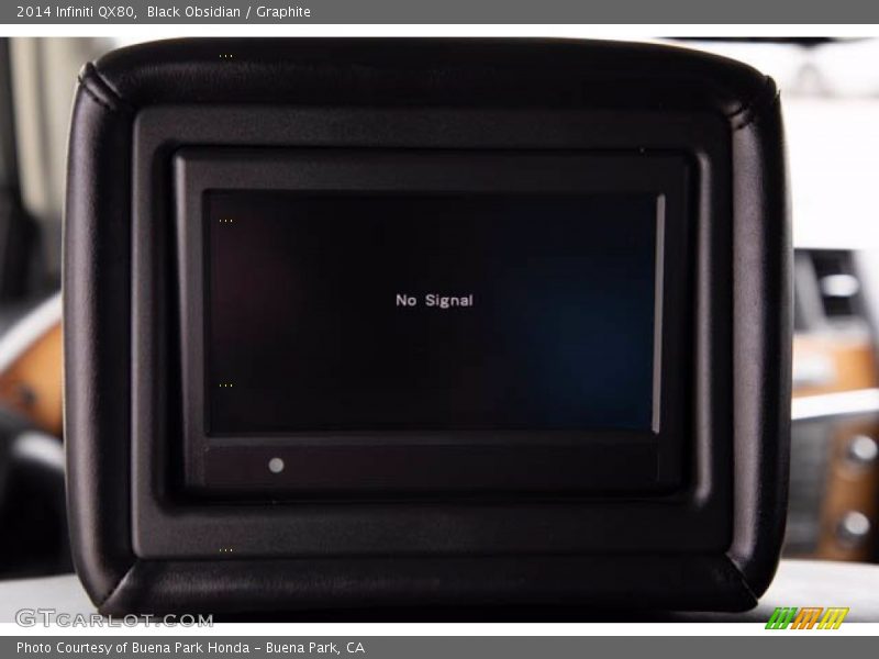 Entertainment System of 2014 QX80 