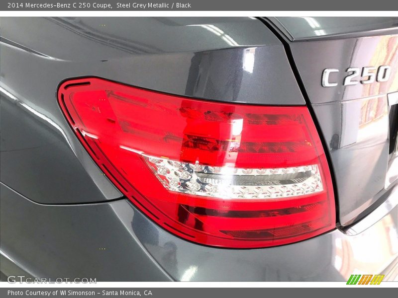 Steel Grey Metallic / Black 2014 Mercedes-Benz C 250 Coupe