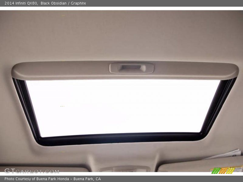 Sunroof of 2014 QX80 