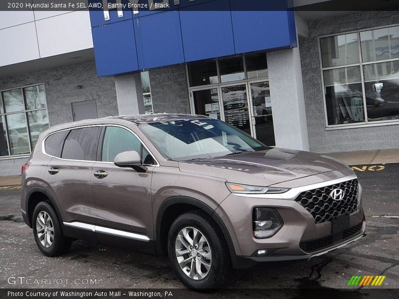 Earthy Bronze / Black 2020 Hyundai Santa Fe SEL AWD