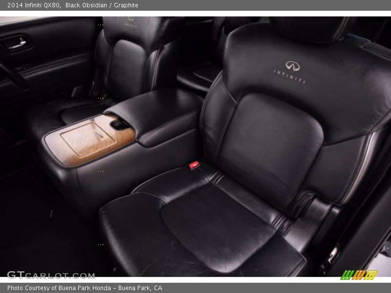 Rear Seat of 2014 QX80 