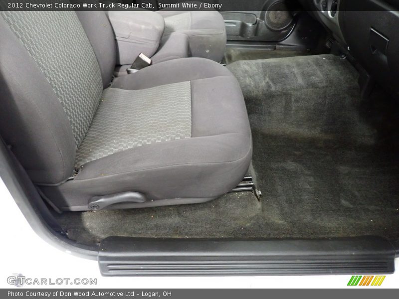 Summit White / Ebony 2012 Chevrolet Colorado Work Truck Regular Cab