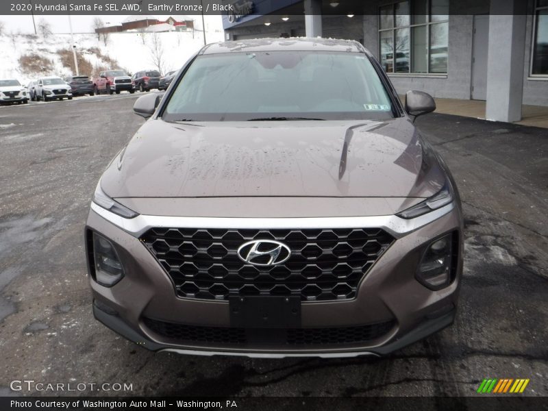 Earthy Bronze / Black 2020 Hyundai Santa Fe SEL AWD