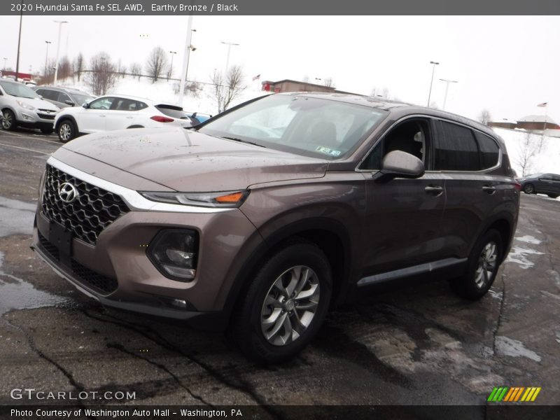 Earthy Bronze / Black 2020 Hyundai Santa Fe SEL AWD