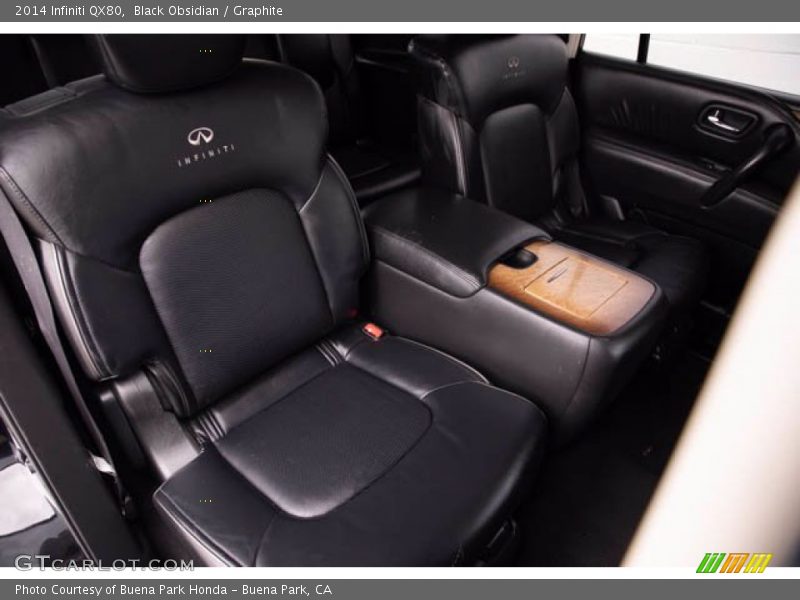 Rear Seat of 2014 QX80 