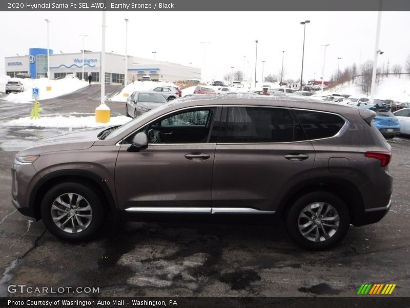 Earthy Bronze / Black 2020 Hyundai Santa Fe SEL AWD
