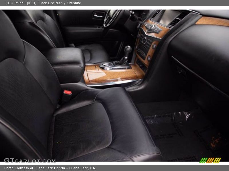 Black Obsidian / Graphite 2014 Infiniti QX80