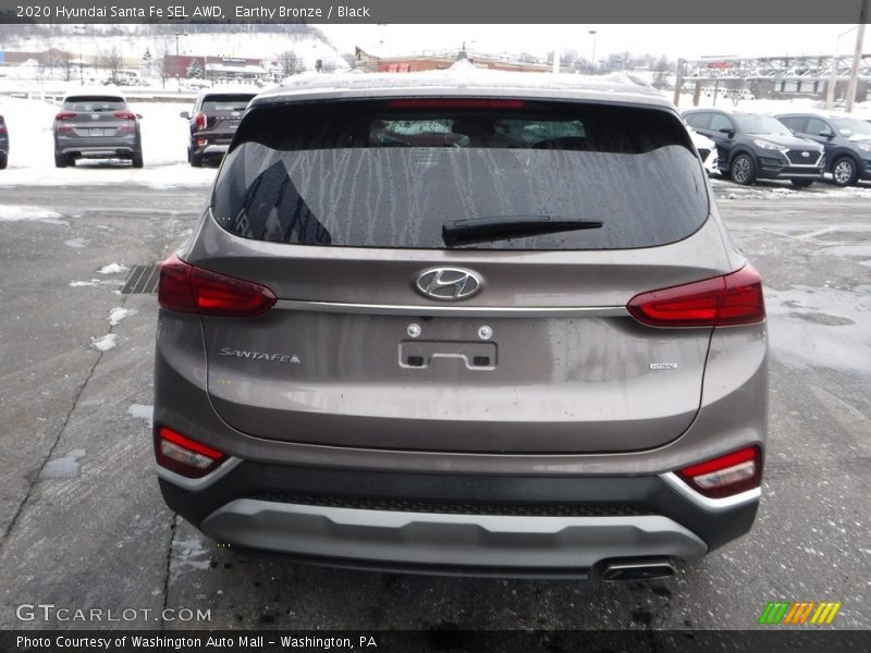 Earthy Bronze / Black 2020 Hyundai Santa Fe SEL AWD
