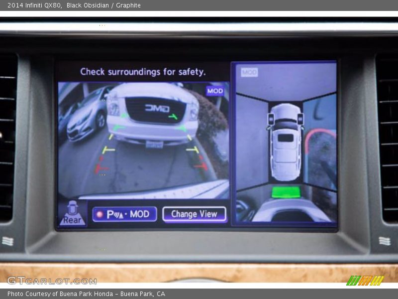Black Obsidian / Graphite 2014 Infiniti QX80