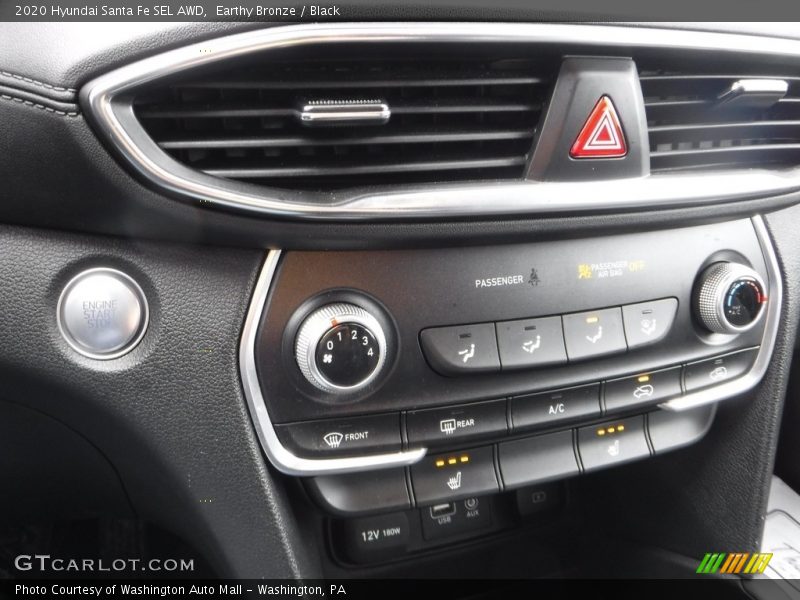 Earthy Bronze / Black 2020 Hyundai Santa Fe SEL AWD