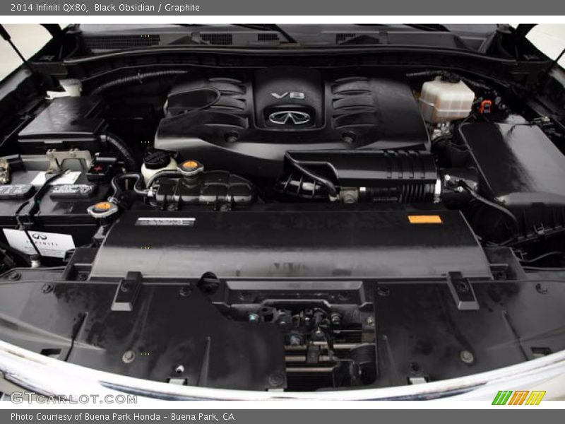  2014 QX80  Engine - 5.6 Liter DI DOHC 32-Valve VVEL CVTCS V8