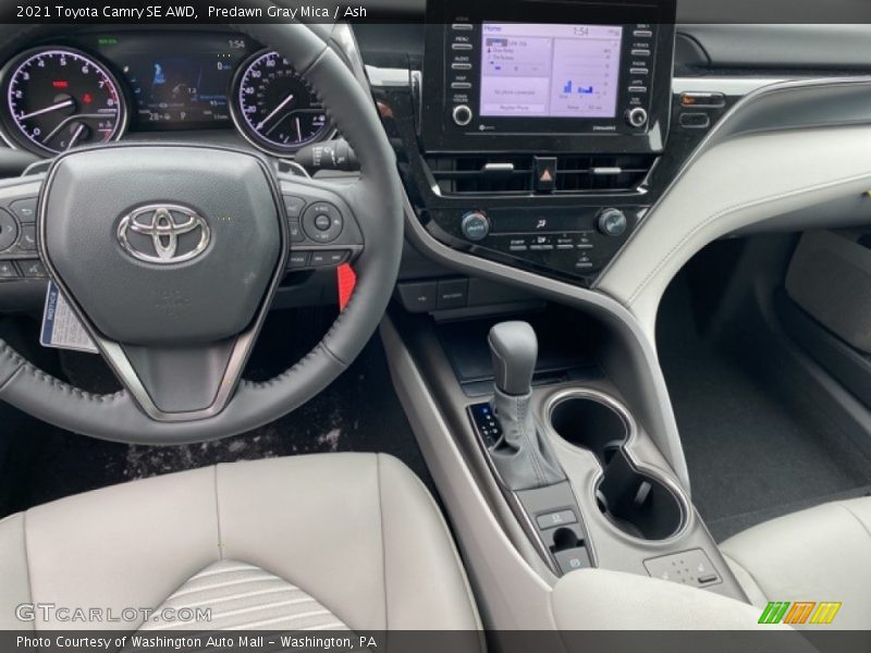 Predawn Gray Mica / Ash 2021 Toyota Camry SE AWD