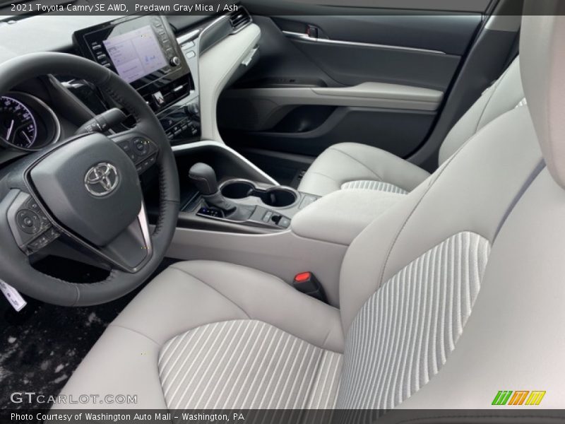 Predawn Gray Mica / Ash 2021 Toyota Camry SE AWD