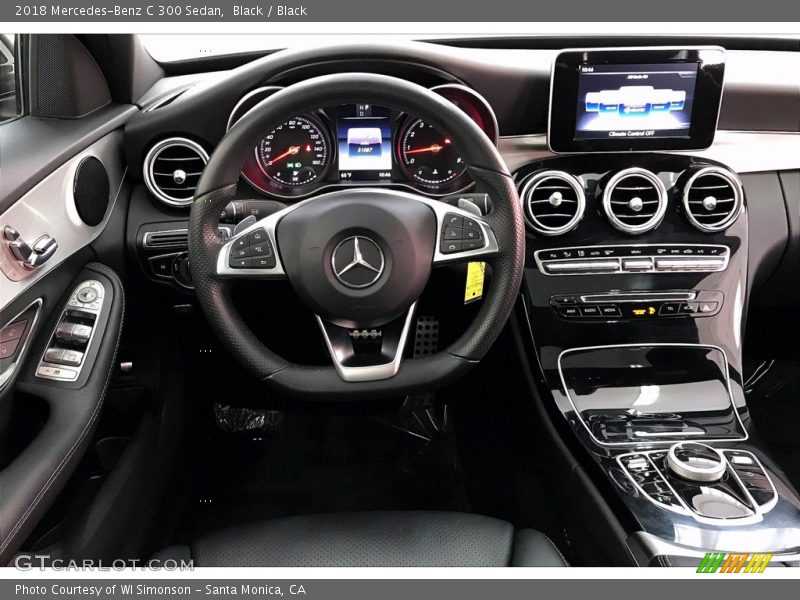Black / Black 2018 Mercedes-Benz C 300 Sedan
