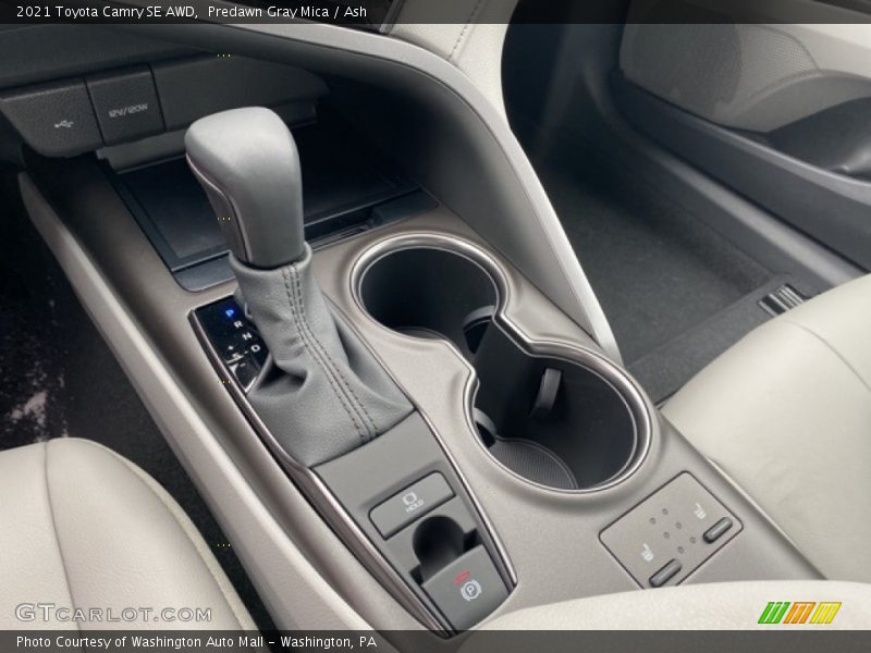 Predawn Gray Mica / Ash 2021 Toyota Camry SE AWD