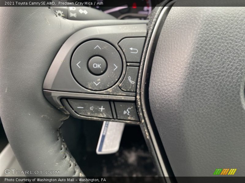 Predawn Gray Mica / Ash 2021 Toyota Camry SE AWD