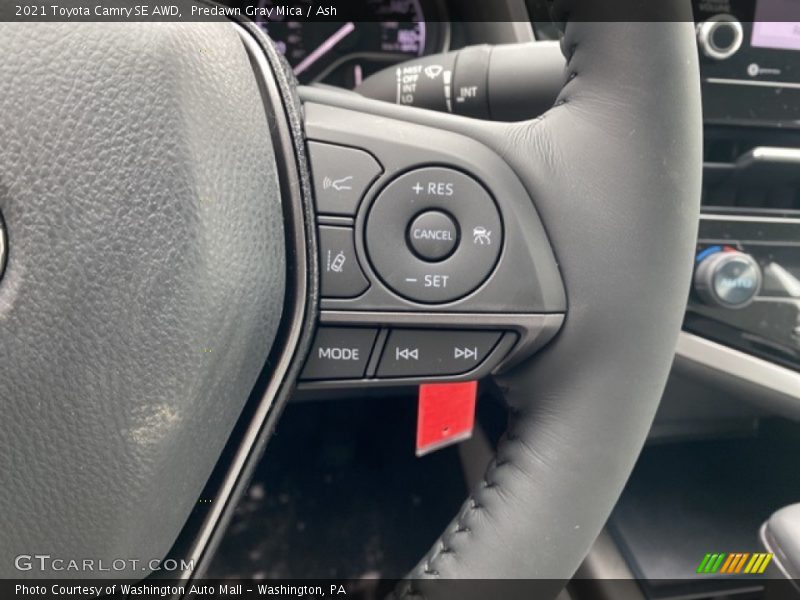Predawn Gray Mica / Ash 2021 Toyota Camry SE AWD