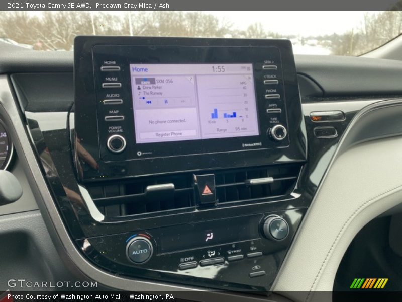 Predawn Gray Mica / Ash 2021 Toyota Camry SE AWD