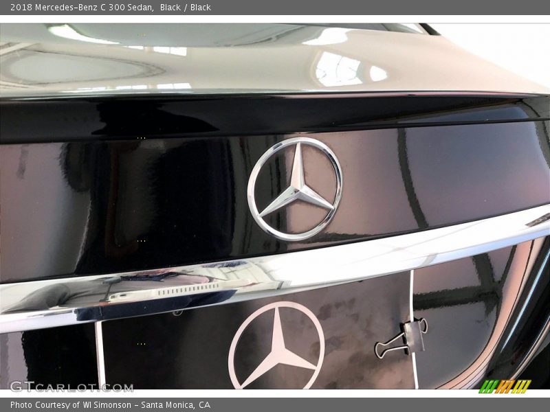 Black / Black 2018 Mercedes-Benz C 300 Sedan