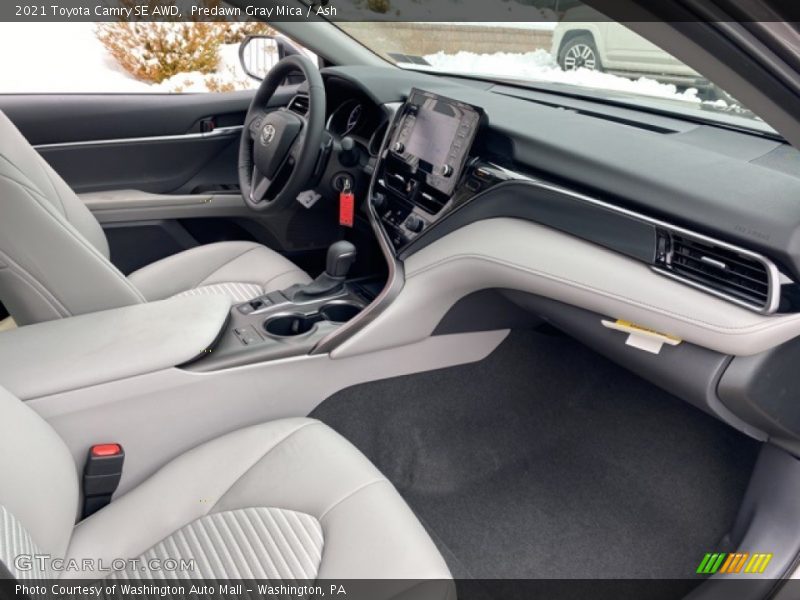 Predawn Gray Mica / Ash 2021 Toyota Camry SE AWD