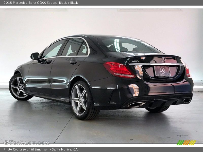 Black / Black 2018 Mercedes-Benz C 300 Sedan