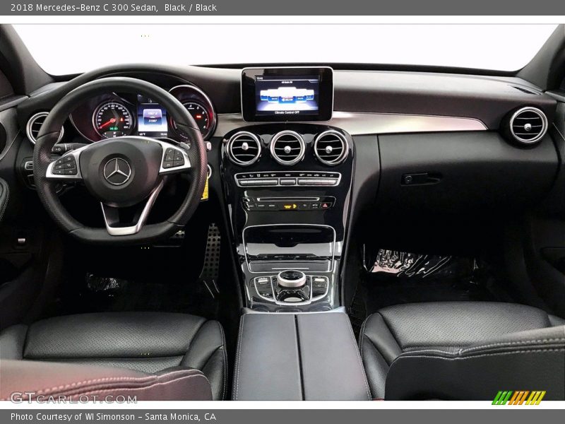 Black / Black 2018 Mercedes-Benz C 300 Sedan