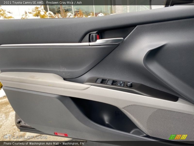 Predawn Gray Mica / Ash 2021 Toyota Camry SE AWD