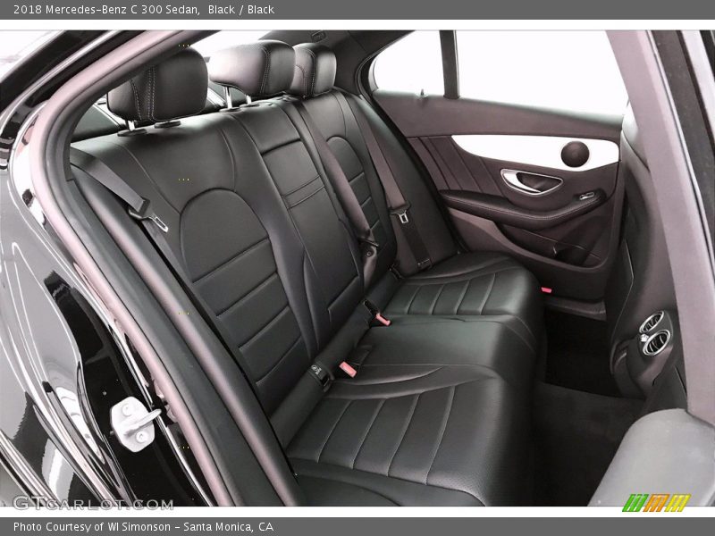 Black / Black 2018 Mercedes-Benz C 300 Sedan