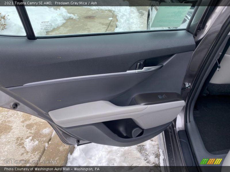 Predawn Gray Mica / Ash 2021 Toyota Camry SE AWD