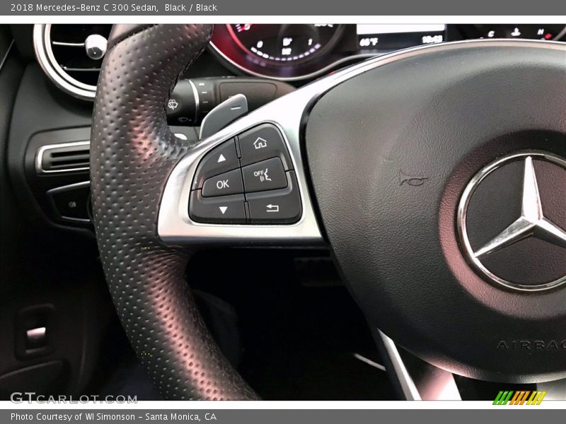 Black / Black 2018 Mercedes-Benz C 300 Sedan