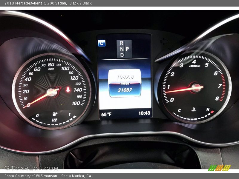 Black / Black 2018 Mercedes-Benz C 300 Sedan