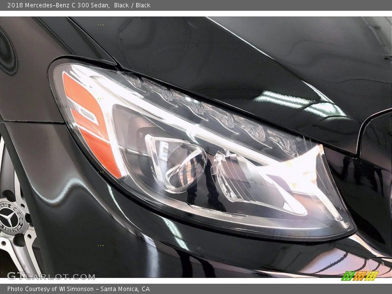 Black / Black 2018 Mercedes-Benz C 300 Sedan
