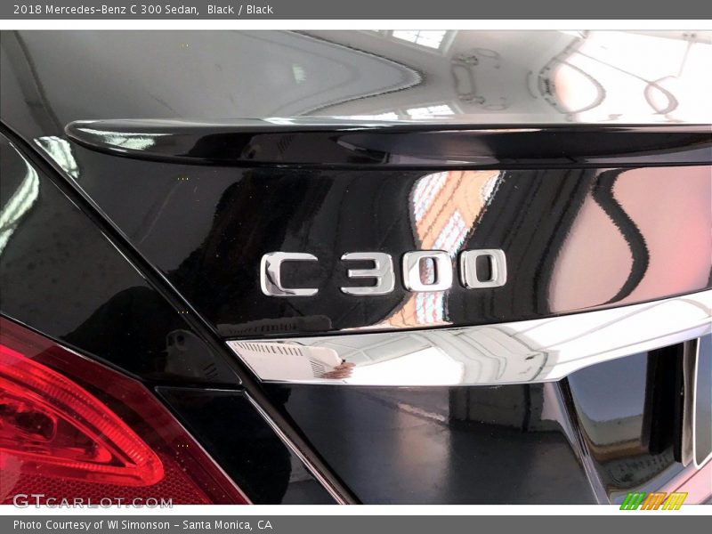 Black / Black 2018 Mercedes-Benz C 300 Sedan