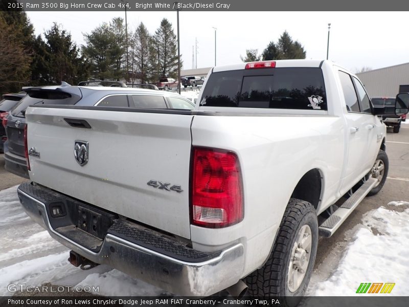  2015 3500 Big Horn Crew Cab 4x4 Bright White