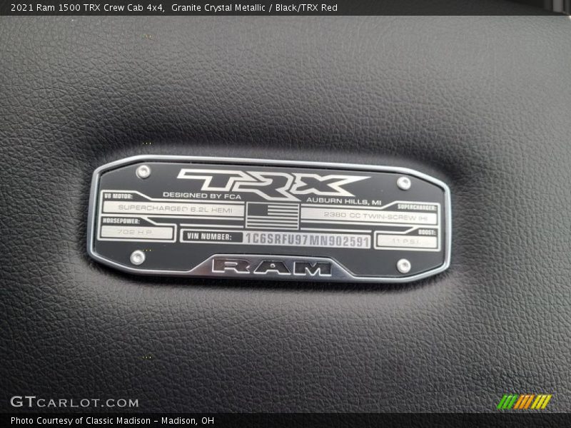  2021 1500 TRX Crew Cab 4x4 Logo