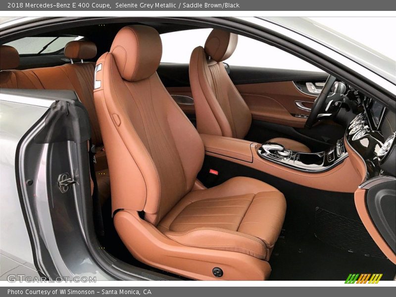 Selenite Grey Metallic / Saddle Brown/Black 2018 Mercedes-Benz E 400 Coupe