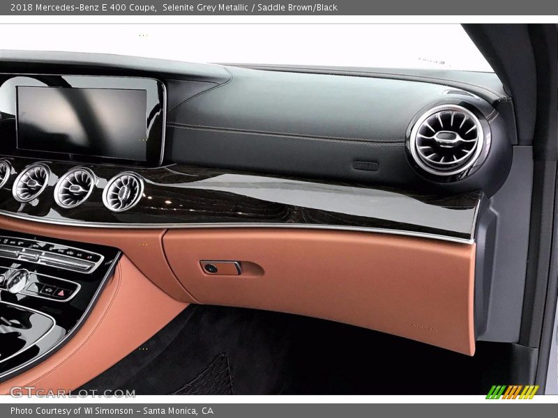 Selenite Grey Metallic / Saddle Brown/Black 2018 Mercedes-Benz E 400 Coupe