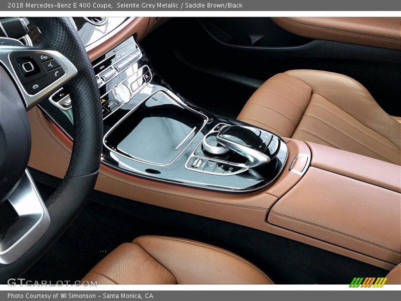 Selenite Grey Metallic / Saddle Brown/Black 2018 Mercedes-Benz E 400 Coupe