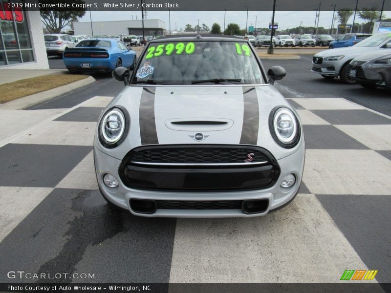 White Silver / Carbon Black 2019 Mini Convertible Cooper S