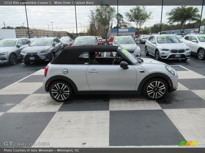 White Silver / Carbon Black 2019 Mini Convertible Cooper S