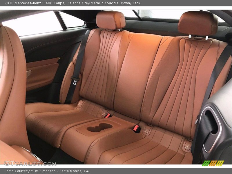 Selenite Grey Metallic / Saddle Brown/Black 2018 Mercedes-Benz E 400 Coupe