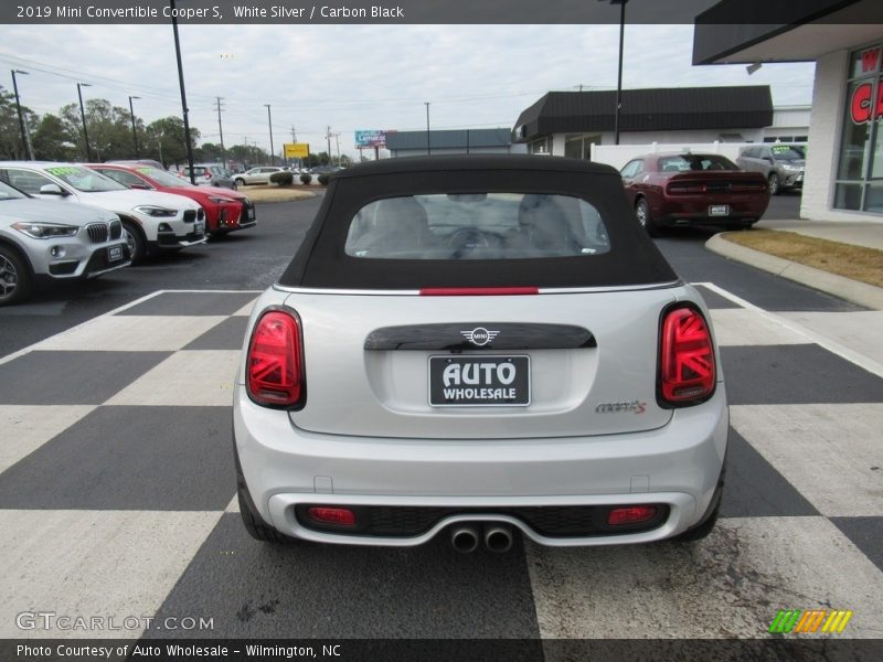 White Silver / Carbon Black 2019 Mini Convertible Cooper S