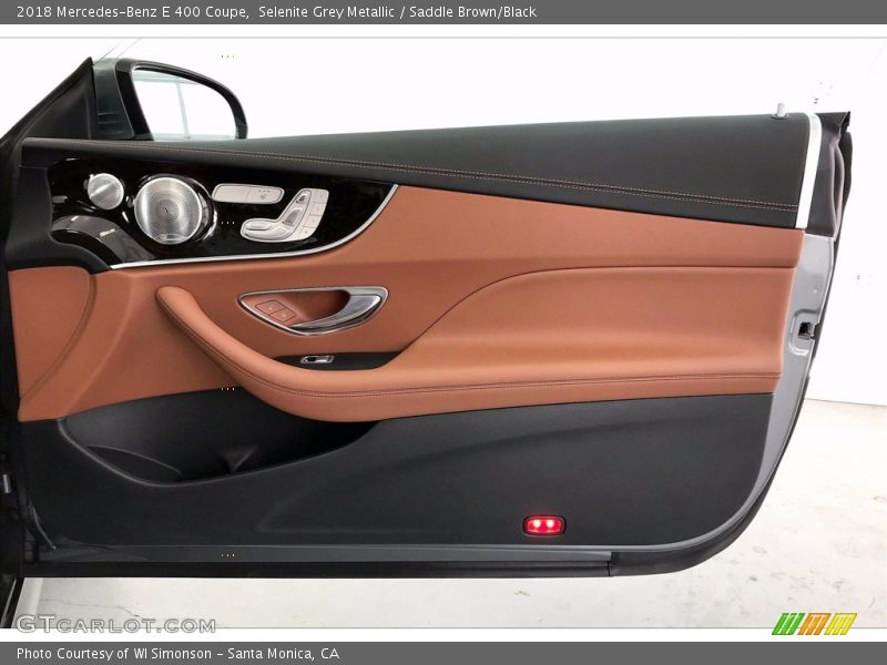 Selenite Grey Metallic / Saddle Brown/Black 2018 Mercedes-Benz E 400 Coupe