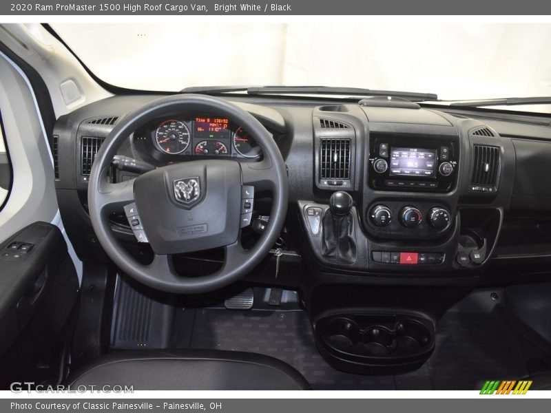 Bright White / Black 2020 Ram ProMaster 1500 High Roof Cargo Van