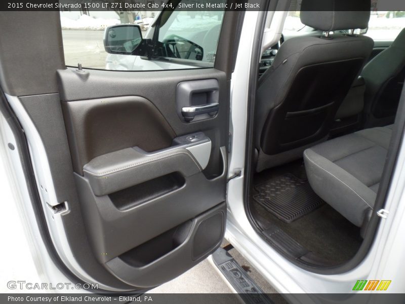 Silver Ice Metallic / Jet Black 2015 Chevrolet Silverado 1500 LT Z71 Double Cab 4x4