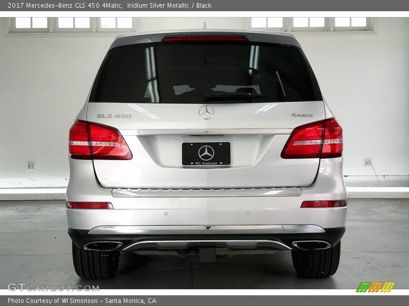 Iridium Silver Metallic / Black 2017 Mercedes-Benz GLS 450 4Matic