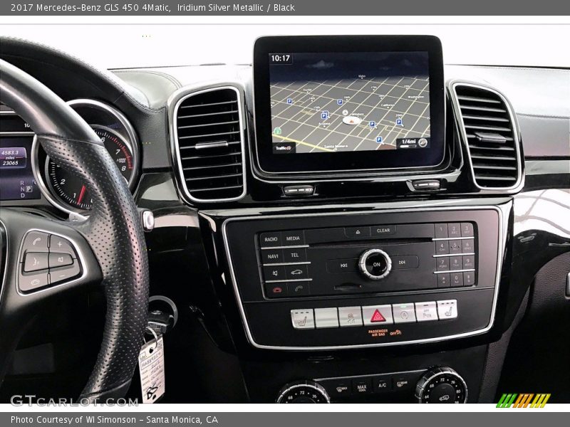 Iridium Silver Metallic / Black 2017 Mercedes-Benz GLS 450 4Matic