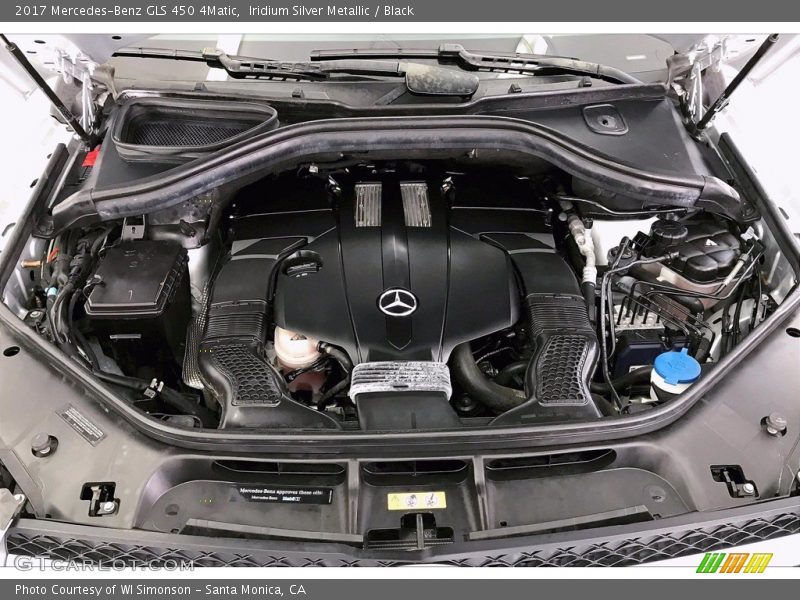 Iridium Silver Metallic / Black 2017 Mercedes-Benz GLS 450 4Matic
