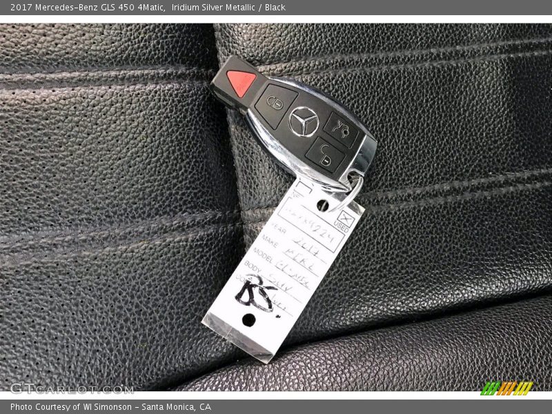 Iridium Silver Metallic / Black 2017 Mercedes-Benz GLS 450 4Matic