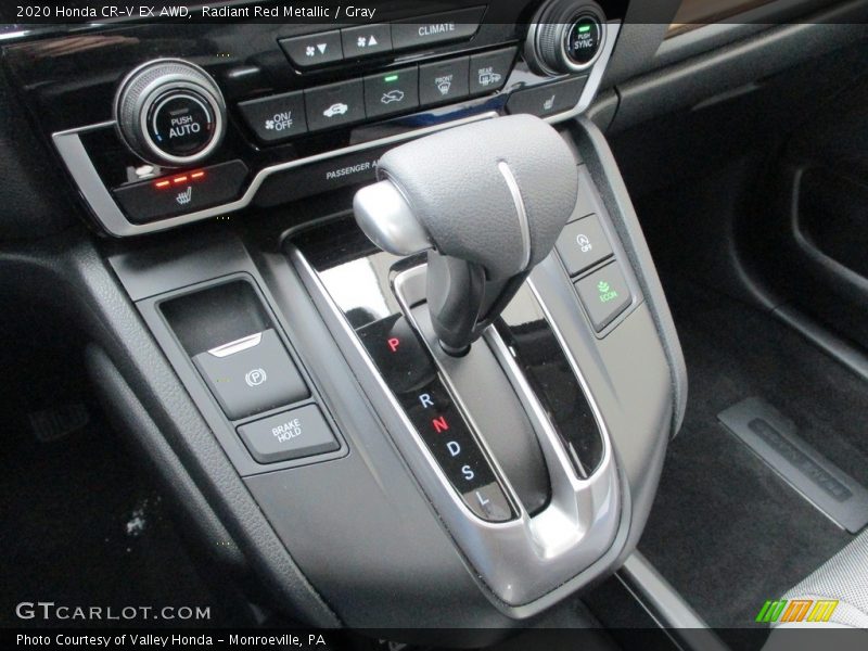 Radiant Red Metallic / Gray 2020 Honda CR-V EX AWD